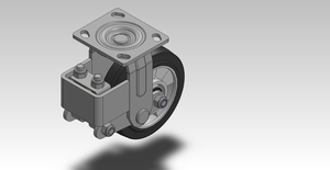 650kgs No downtime Automotive ShockAbsorption Caster