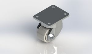 3x2 1000kgs 304 Stainless Steel Swivel Caster