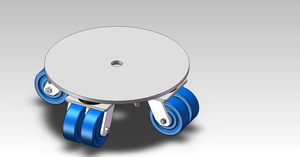 750mm 4 x 8in Caster 15Ton