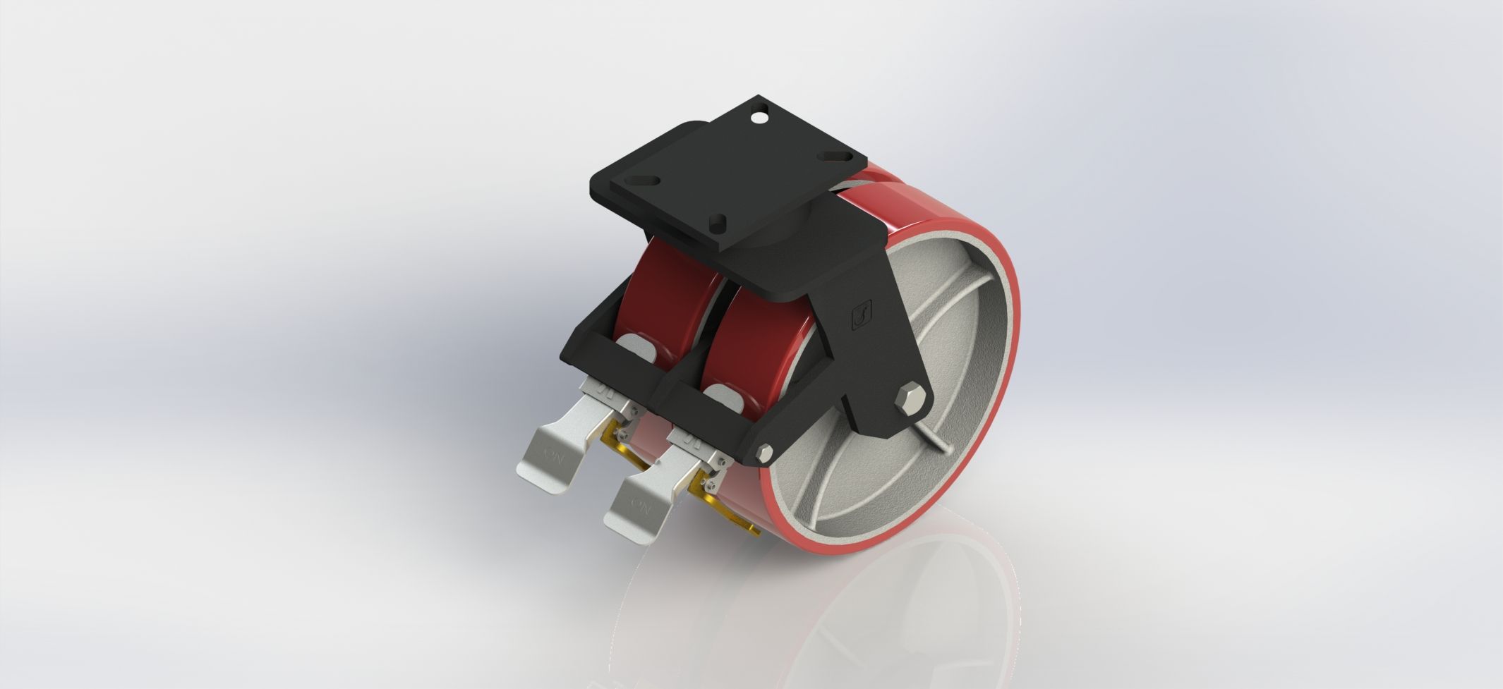 K80122-01-PCI-TTB 12x3超重型雙排鑄鐵包PU活動剎車輪.JPG