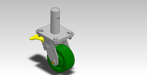 4in Total lock Brake Scaffolding Caster