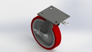 10in 850kgs Side lock Brake Caster