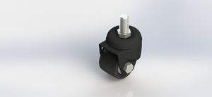 55 Series 2-inch New-style Low-Center-Gravity Cowboy Swivel M16x30mm Stem Caster