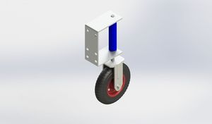 8-inch spring support casters