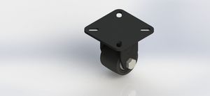 55 Series 2-inch New-style Low-Center-Gravity Cowboy Rigid Caster
