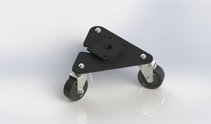 250kgs 80mm The Turtle Casters Height 124mm