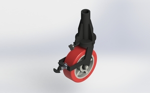 12in 4000kgs Ultra-heavy scaffolding casters