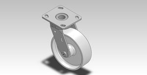 550kgs Kingpingless Caster K6660-01-STL