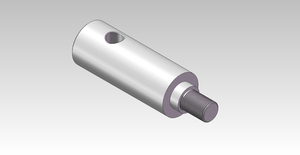 【CNC機(jī)加工產(chǎn)品】CNC Machining Plain Round Stem Product