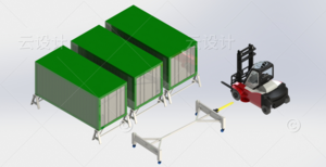 10噸拖車(chē)框架 10-ton trailer frame